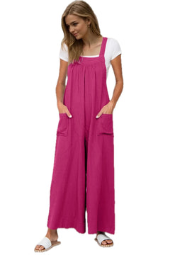 Double Take Wide Leg Overalls