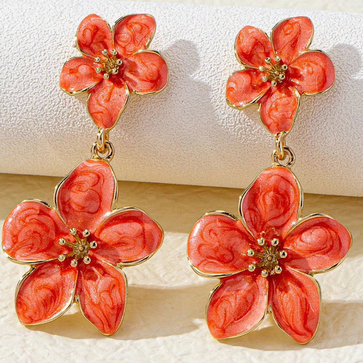 Flower Dangle Earrings – image 4 | Lilixa Trending Jewelry