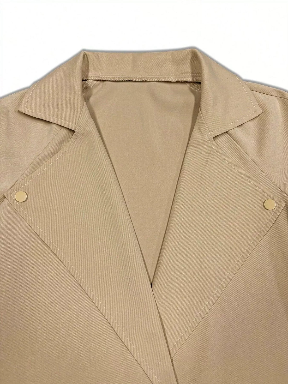 Lapel Longline Trench Coat