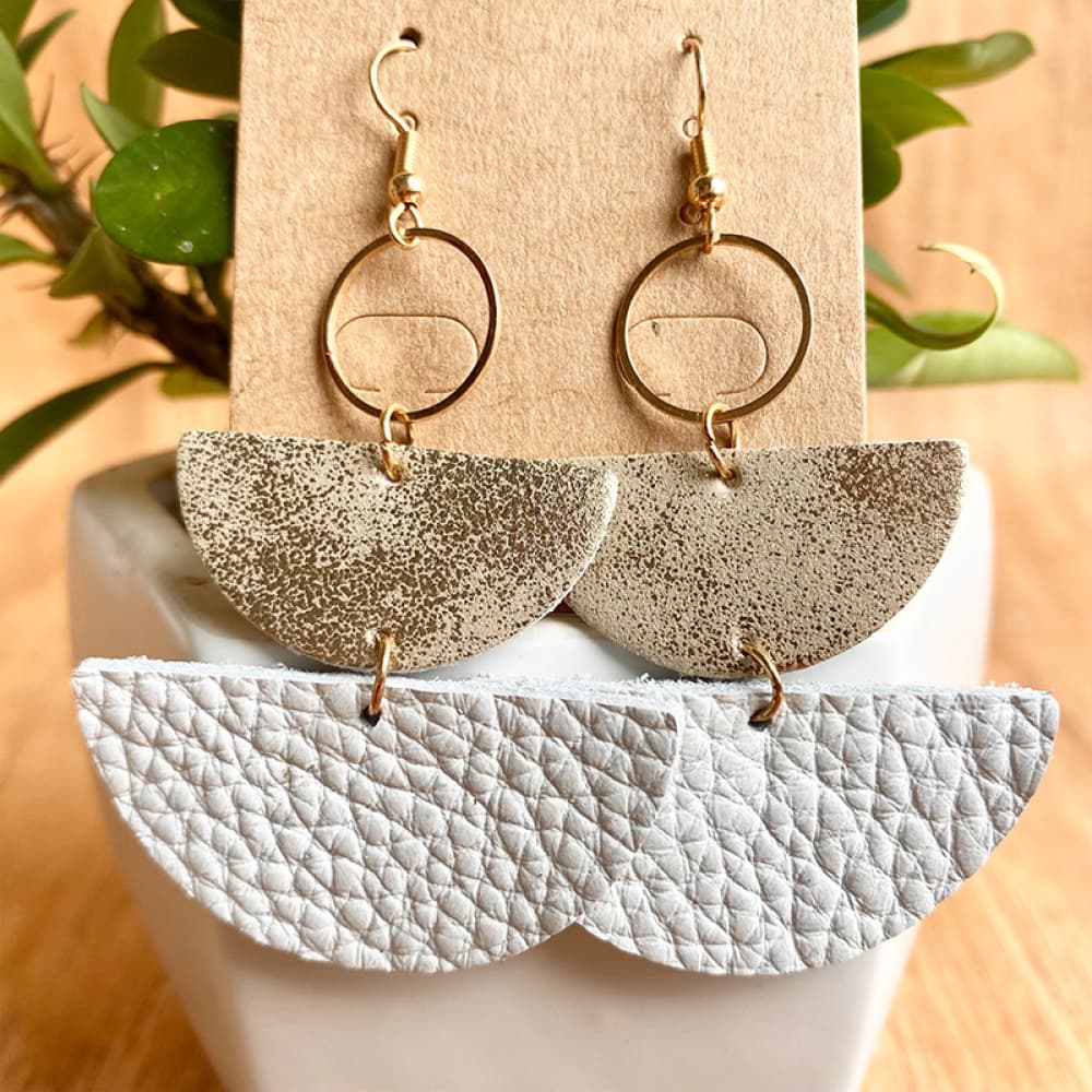 Geometrical Shape Dangle Earrings – image 4 | Lilixa Trending Jewelry