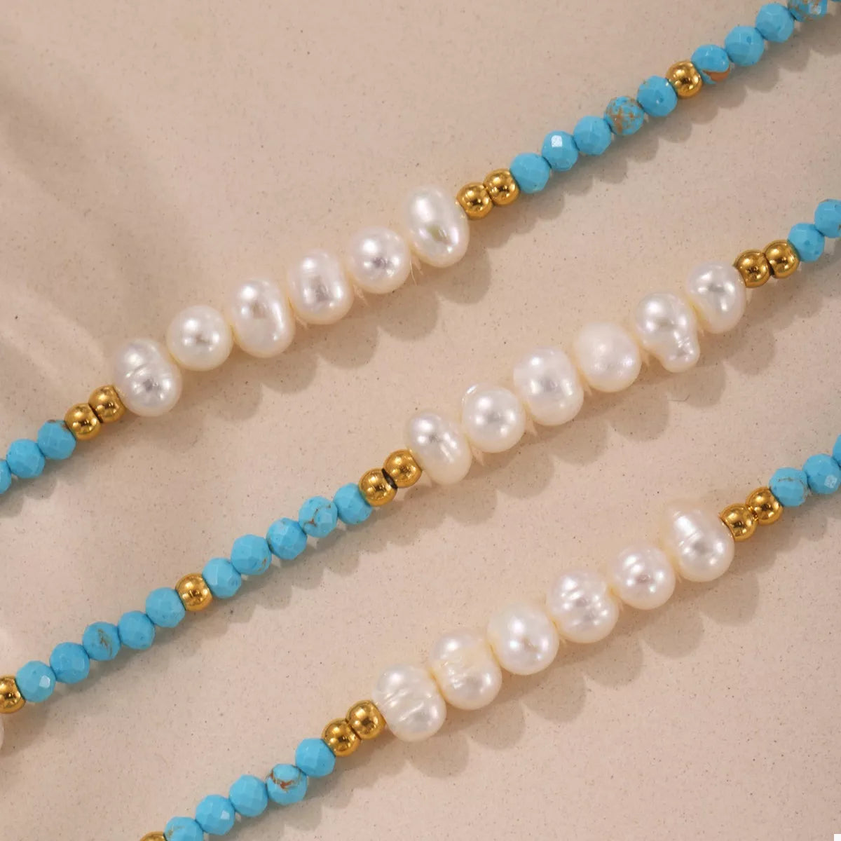 Turquoise Pearl Beaded Necklace – image 5 | Lilixa Trending Jewelry