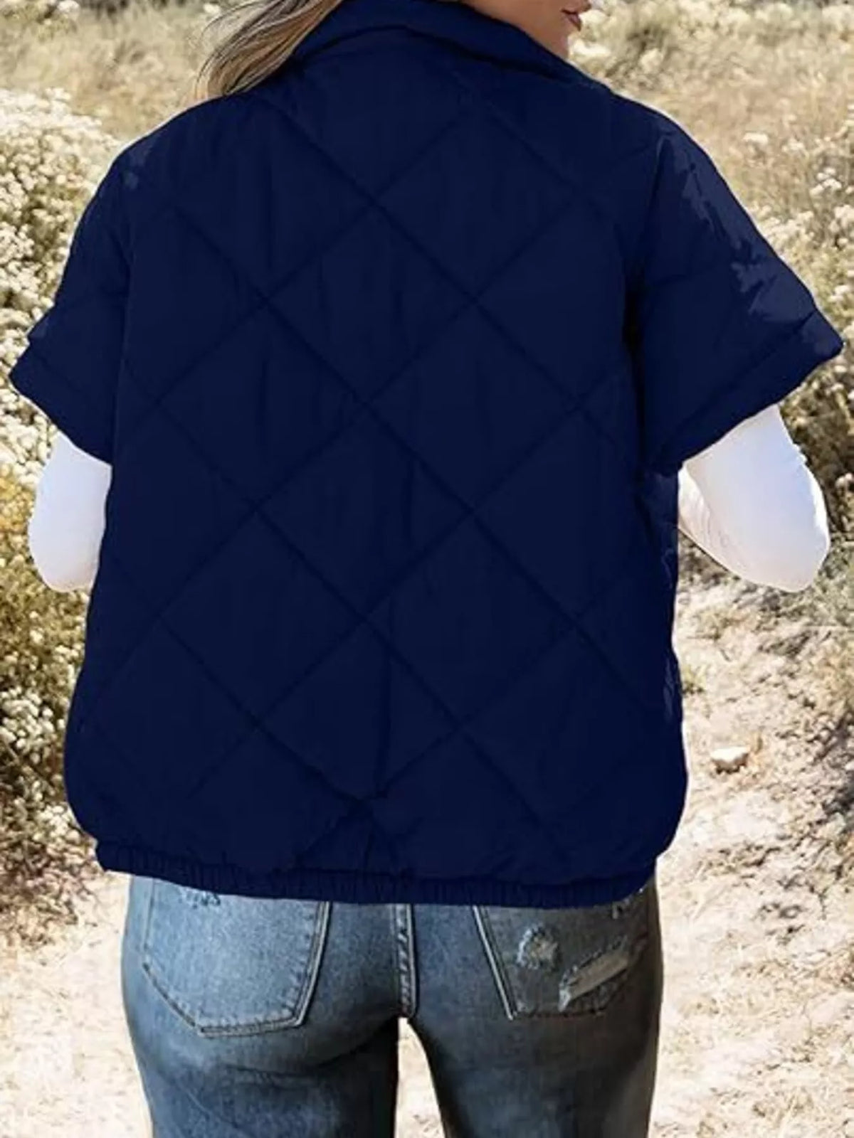 Quilted Zip Up Winter Coat