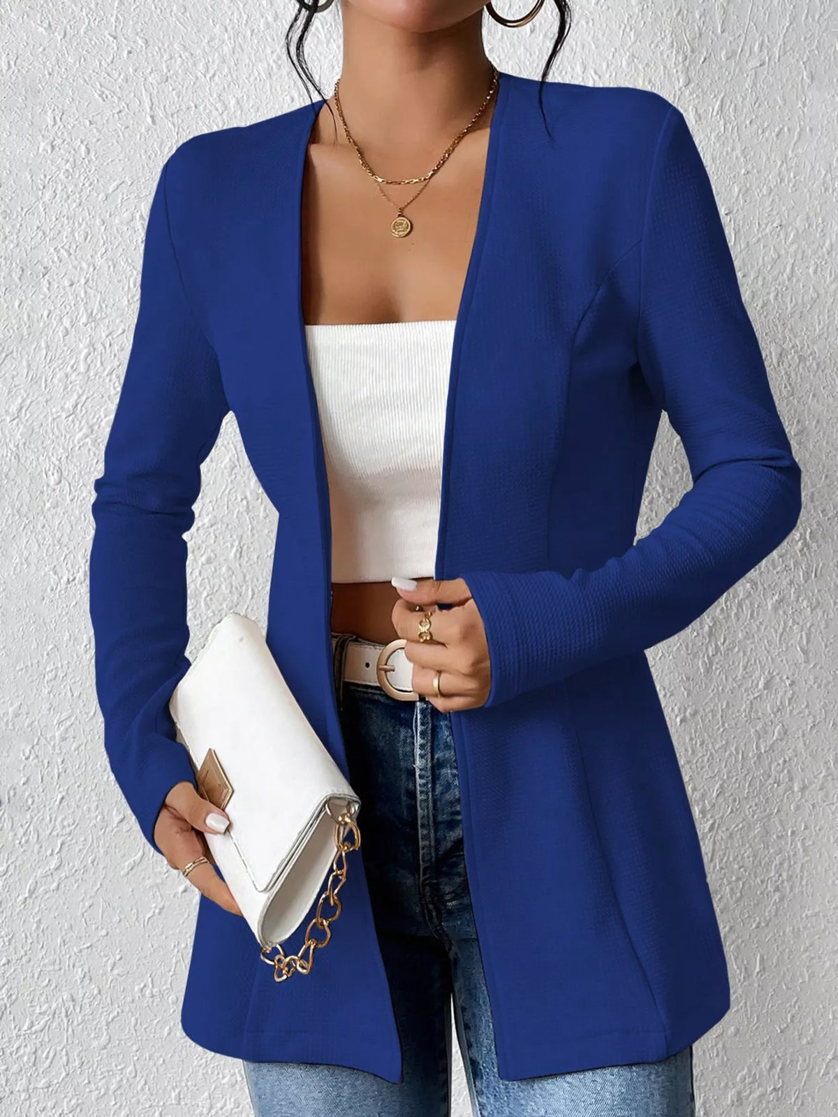 Princess Seams One Button Blazer