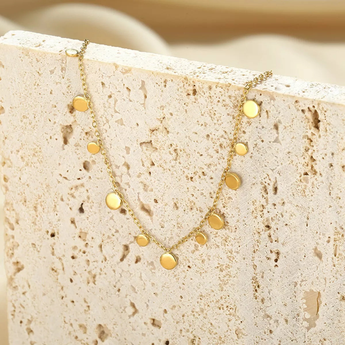 18K Gold-Plated Charm Bracelet for Women