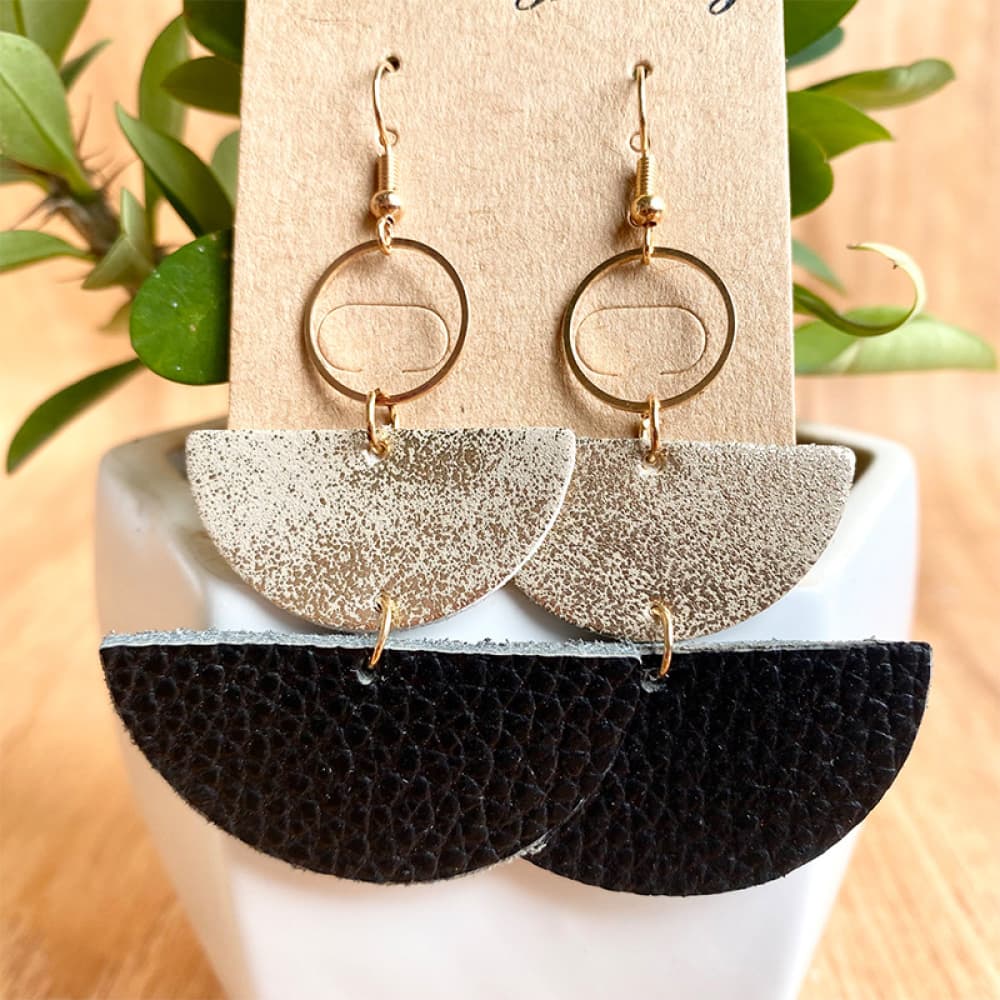 Geometrical Shape Dangle Earrings – image 5 | Lilixa Trending Jewelry