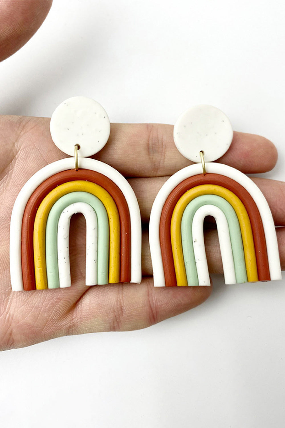 Rainbow Shape Dangle Earrings – image 3 | Lilixa Trending Jewelry