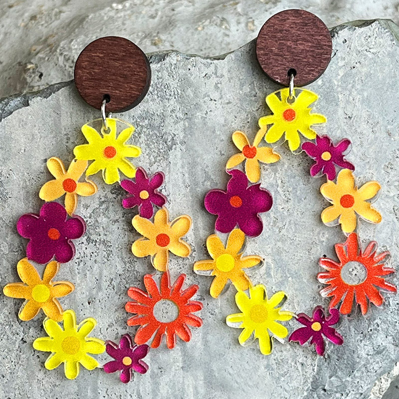 Floral Teardrop Earrings – image 3 | Lilixa Trending Jewelry