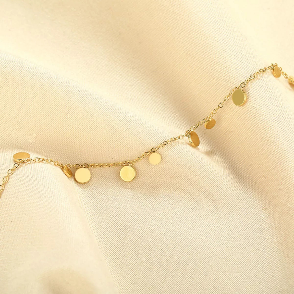 18K Gold-Plated Charm Bracelet for Women
