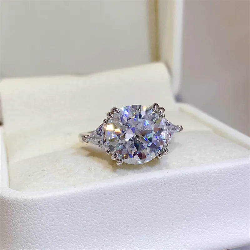 5 Carat Moissanite 925 Sterling Silver Ring – image 5 | Lilixa Trending Jewelry