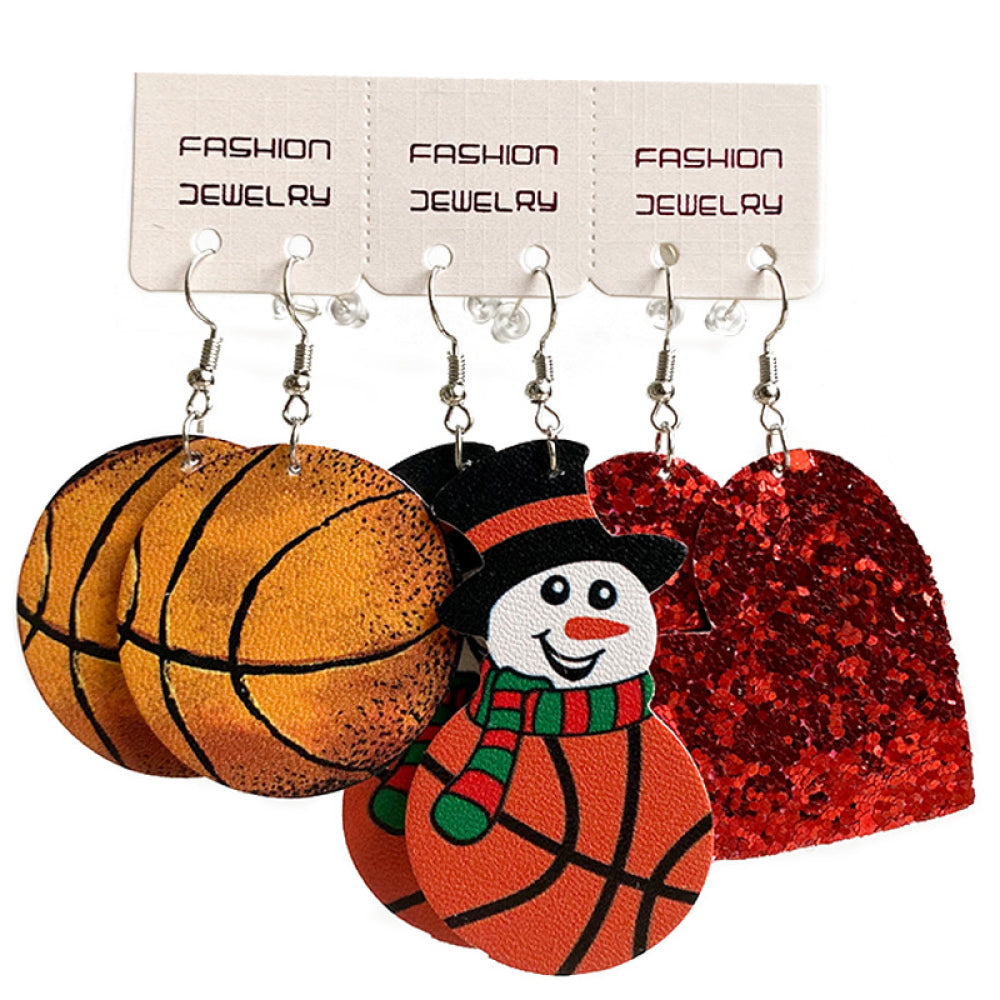 Snowman, Ball, and Heart Earrings Set – image 6 | Lilixa Trending Jewelry