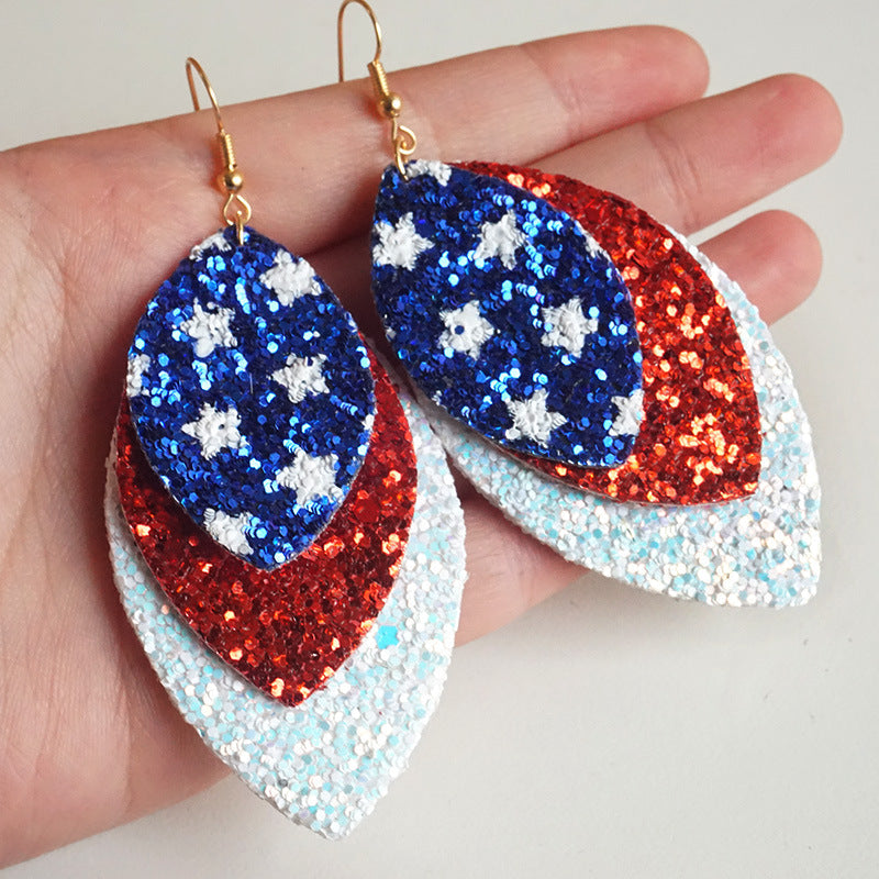 Leaf Shape Copper Dangle Earrings – image 3 | Lilixa Trending Jewelry