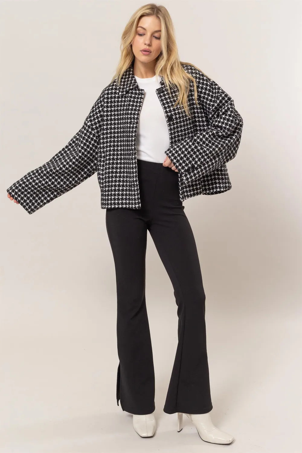 HYFVE Tweed Plaid Jacket