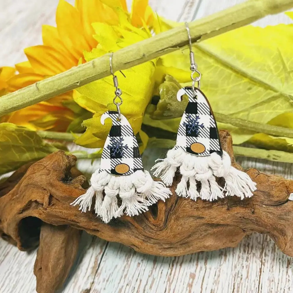 Xylem Pointed Hat Tassel Earrings – image 3 | Lilixa Trending Jewelry