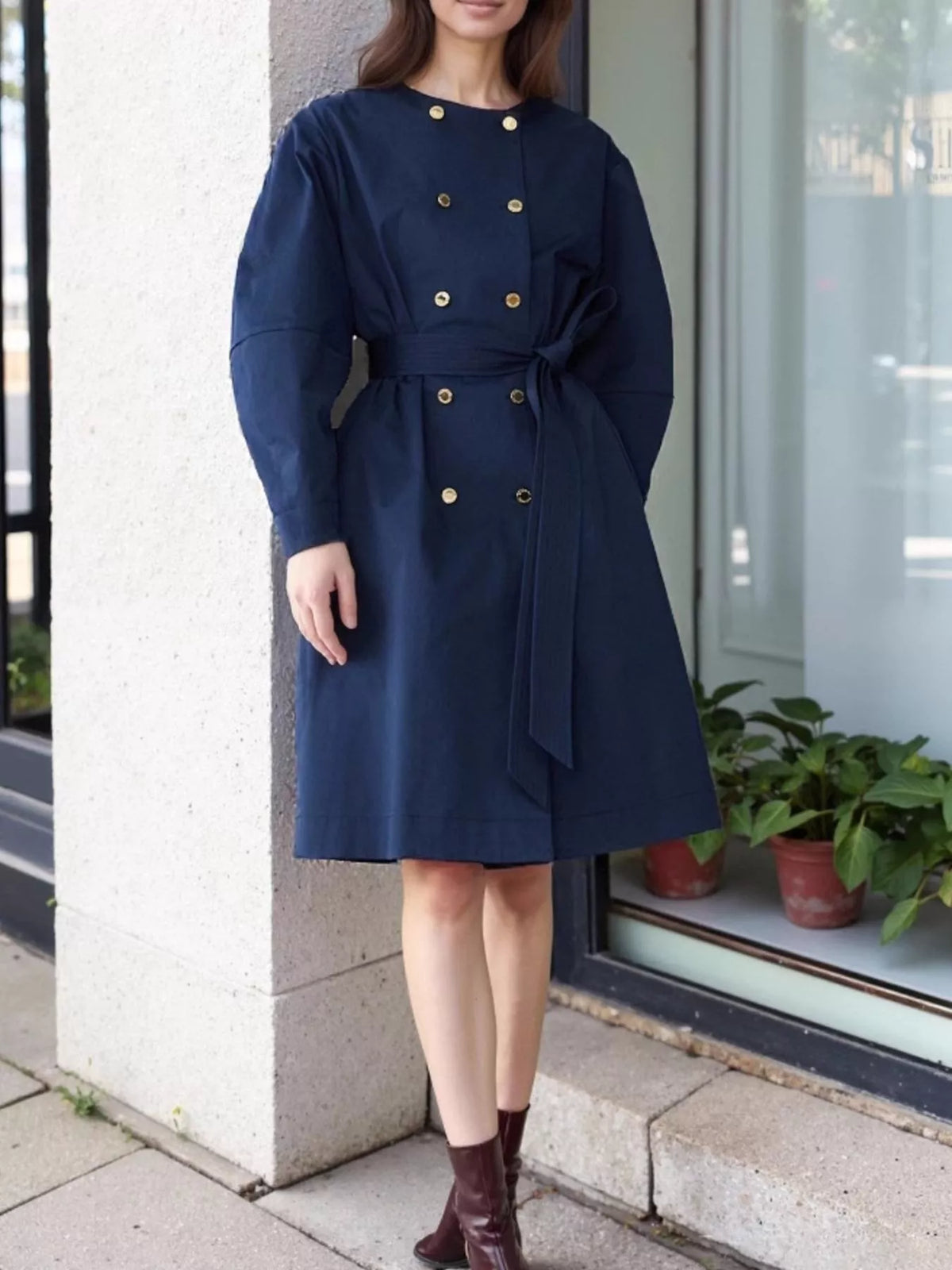 Double Breasted Trench Coat