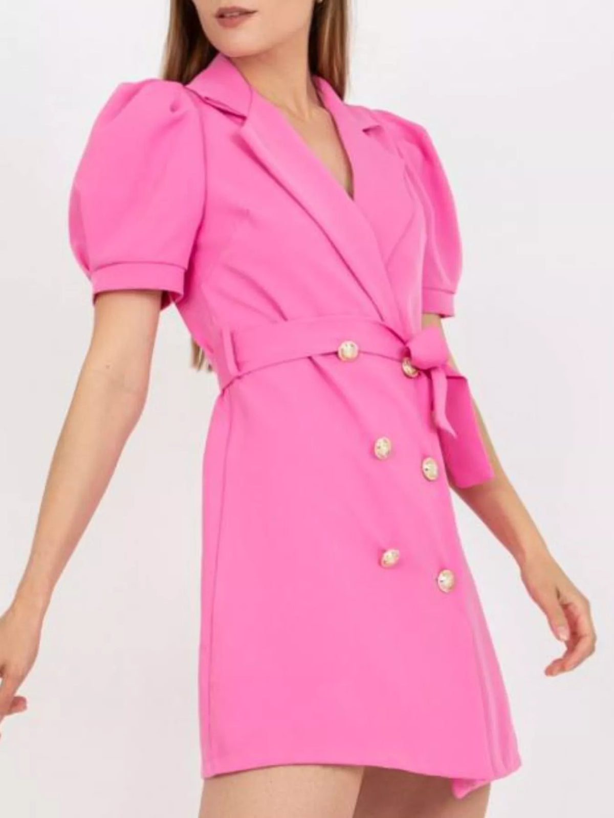 Blazer Tie Waist Mini Dress