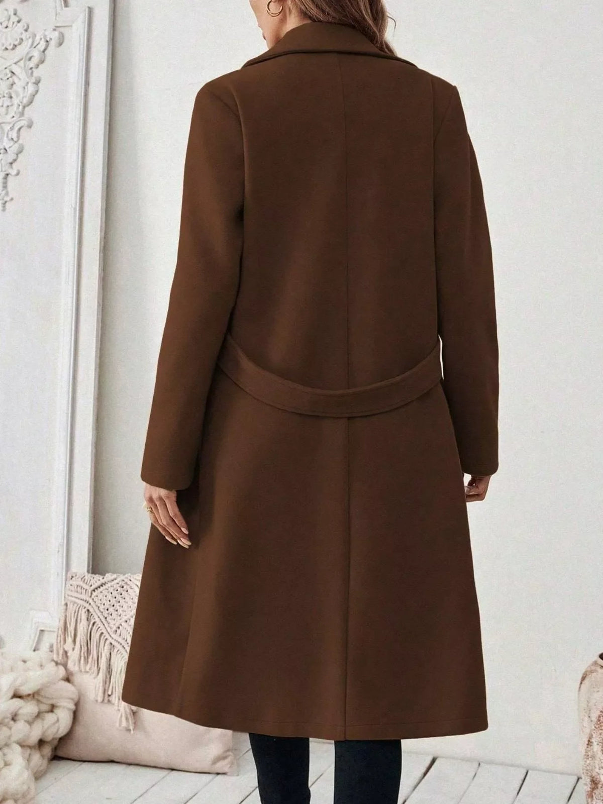 Single Button Longline Coat
