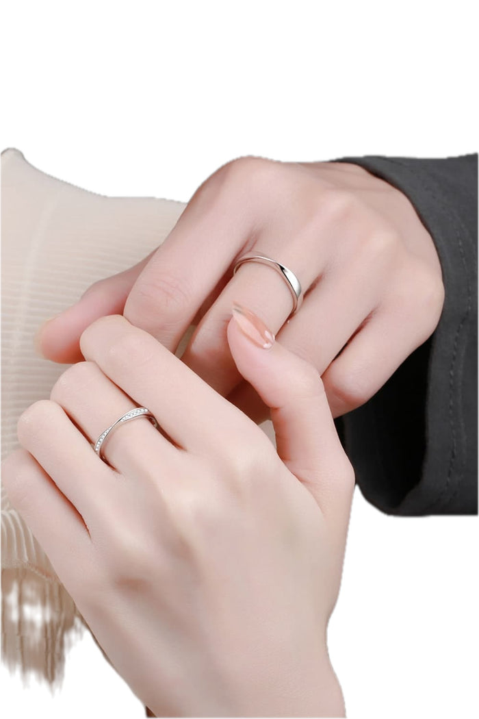 Minimalist 925 Sterling Silver Ring for Women