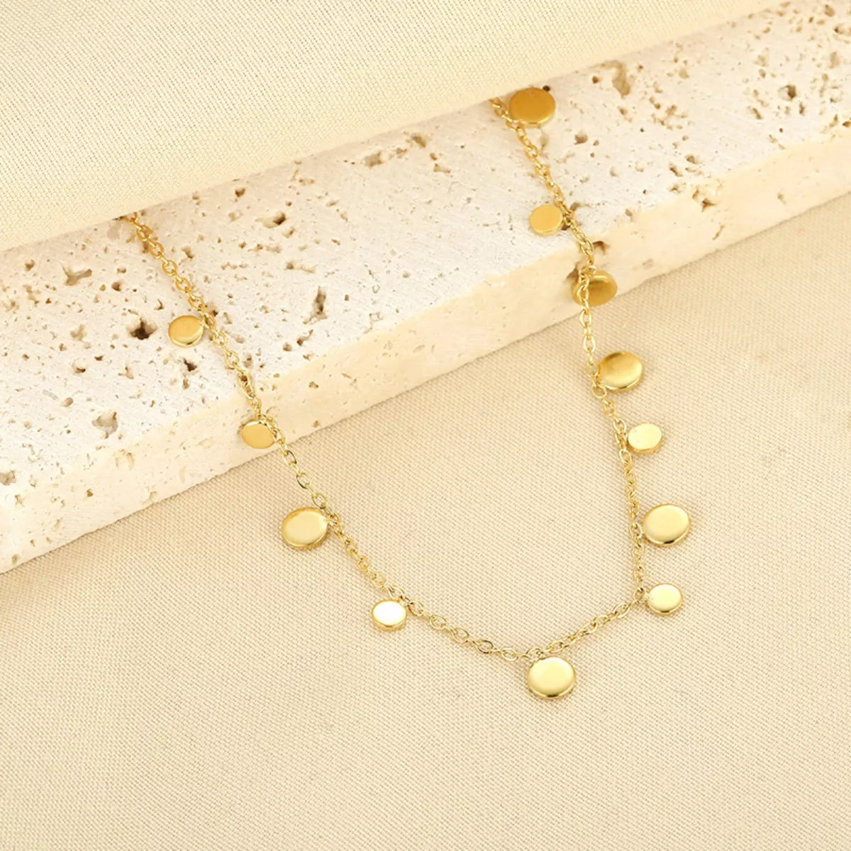 18K Gold-Plated Charm Bracelet for Women