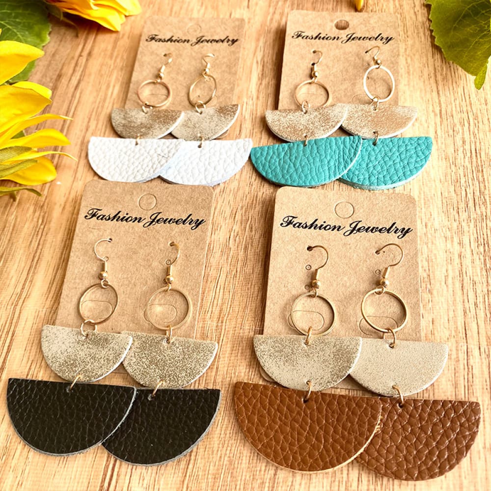 Geometrical Shape Dangle Earrings – image 7 | Lilixa Trending Jewelry