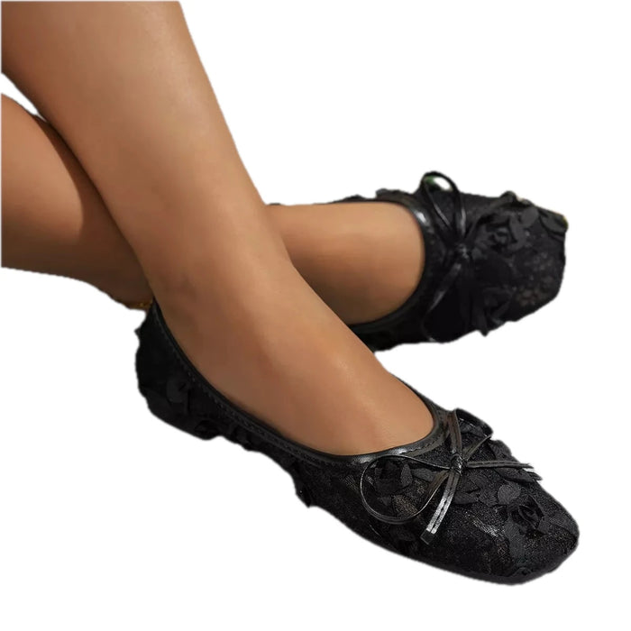 Women's Square Toe Slip-On Shoes