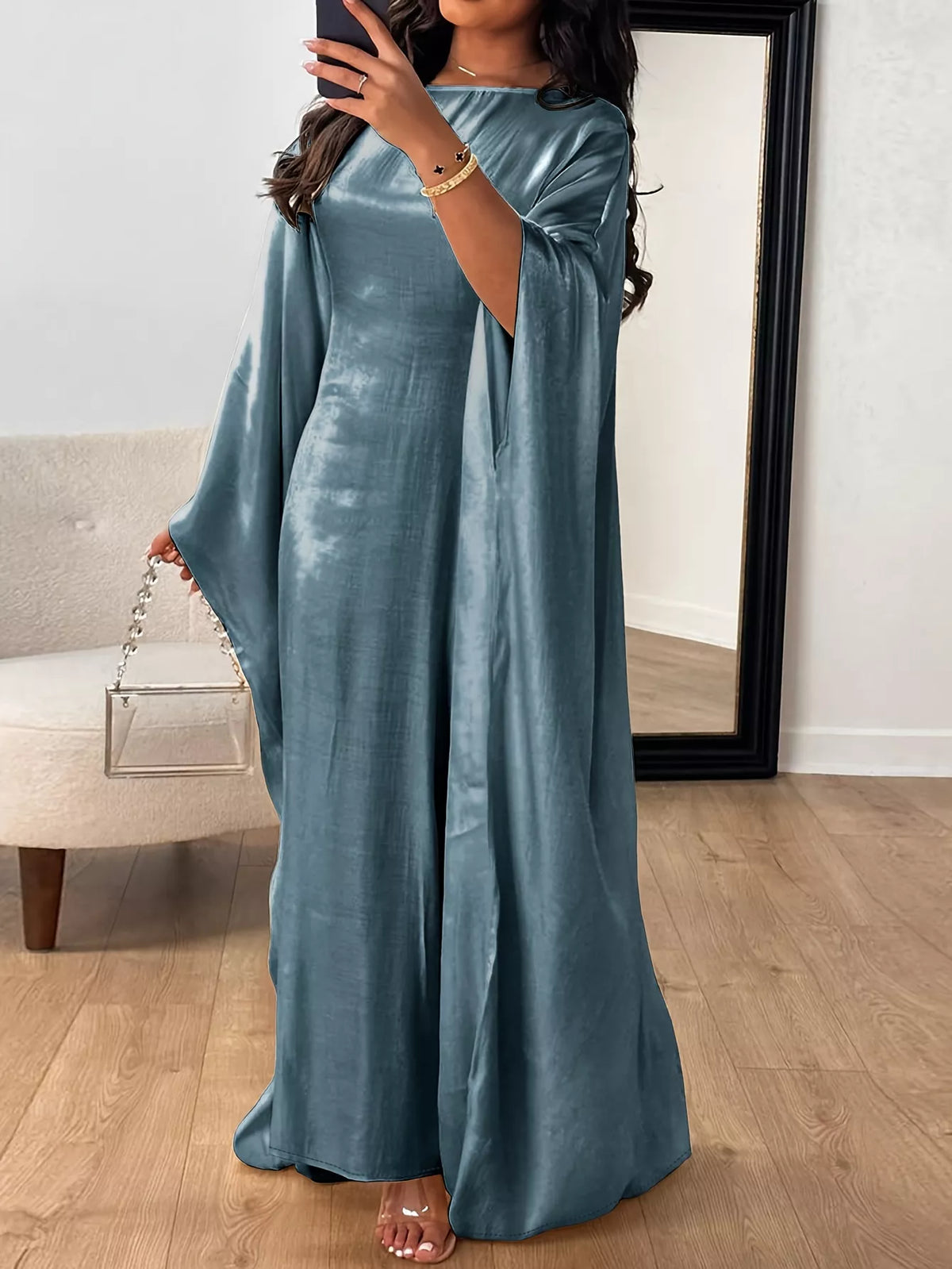 Kimono Sleeve Maxi Dress