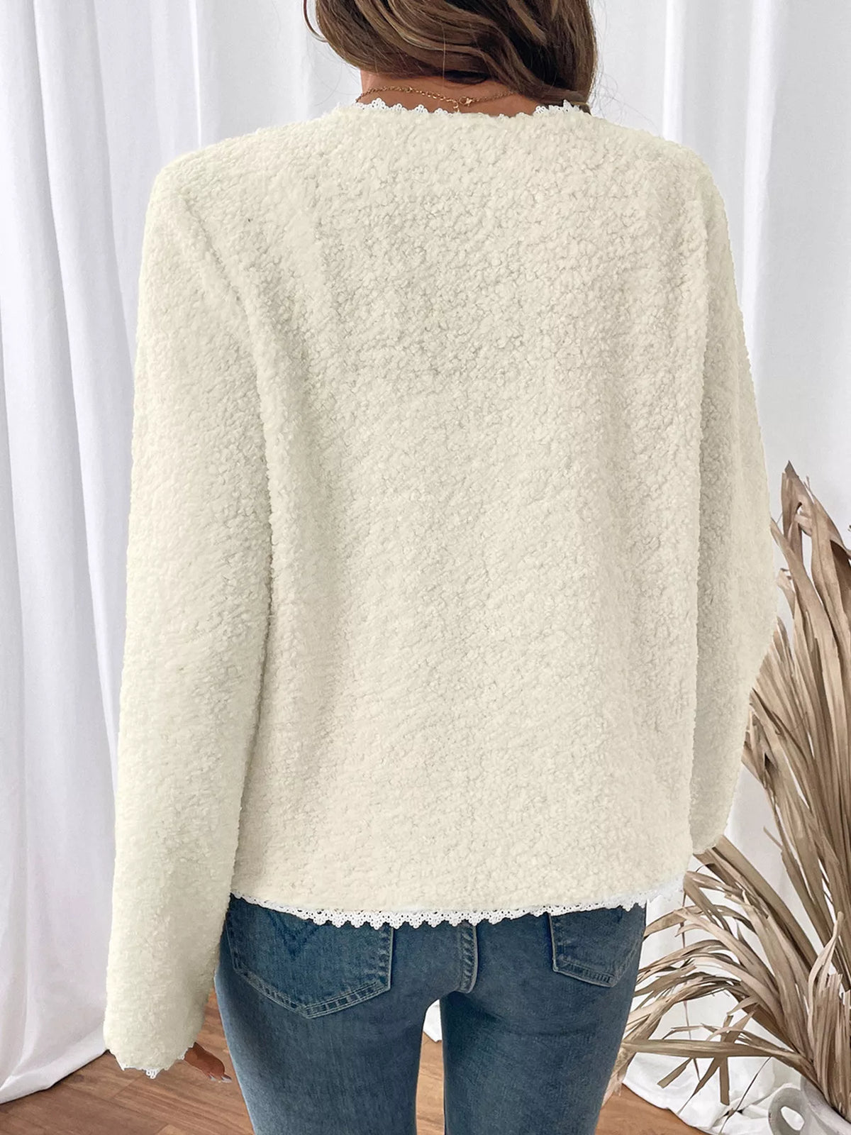 Lace Button Up Outerwear