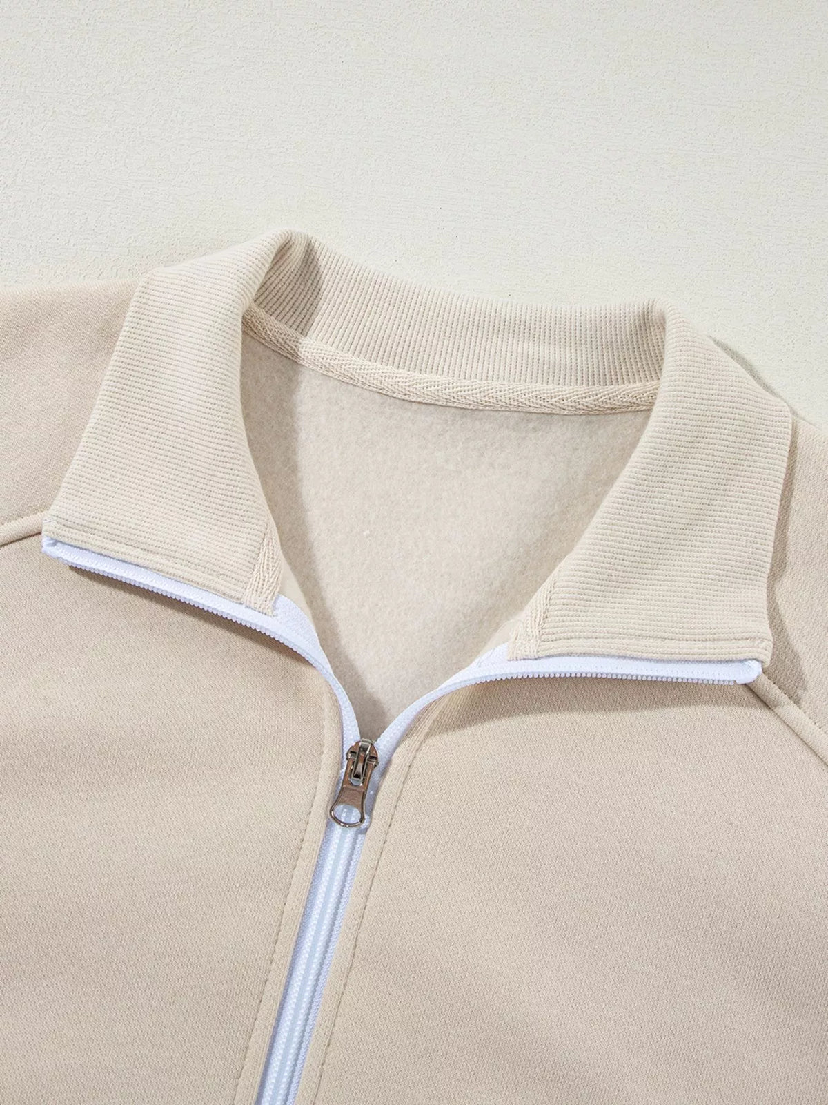 Zip Up Jacket and Pants Active Two-Piece Set