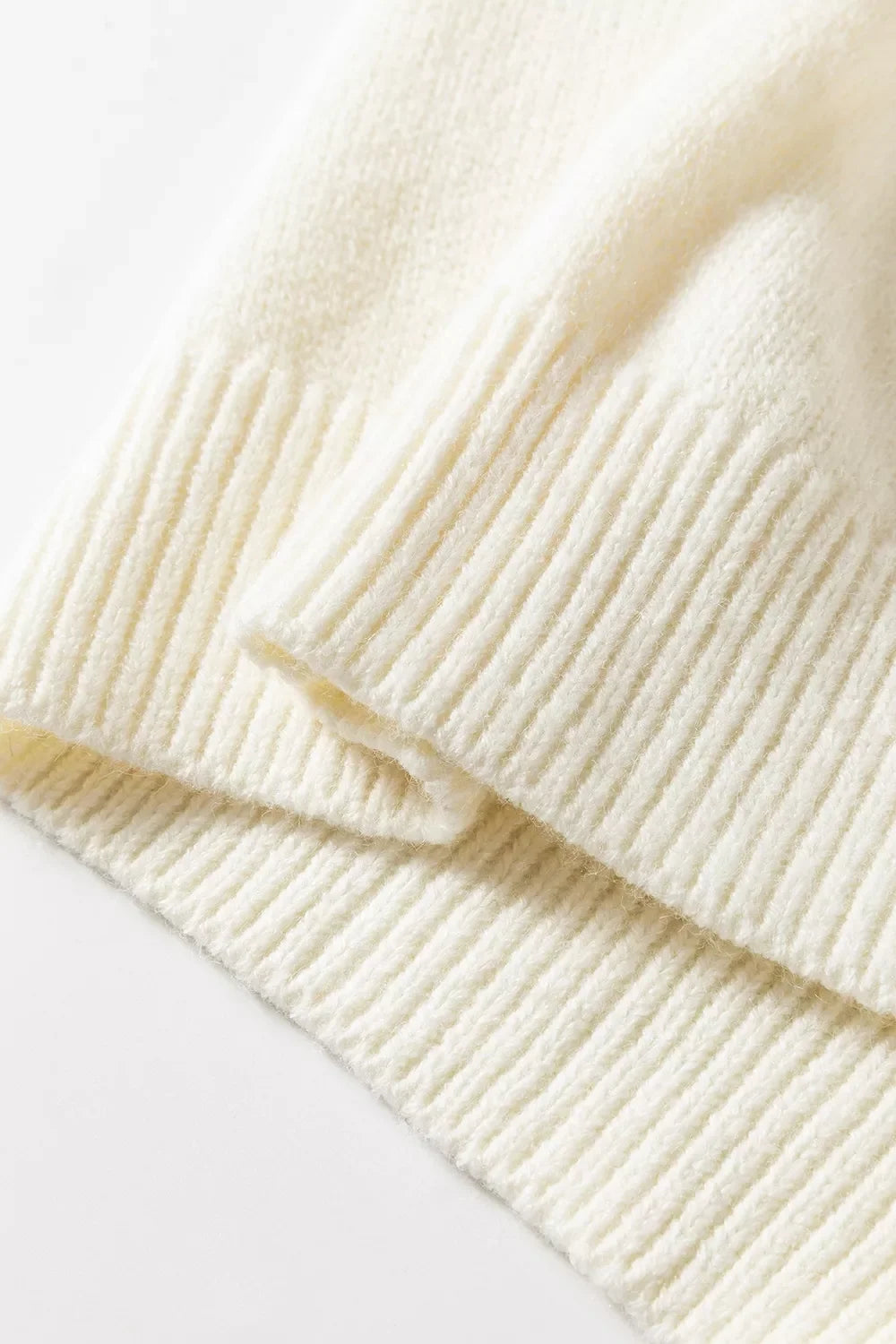 'HO HO HO' Button Up Knit Cardigan for Women
