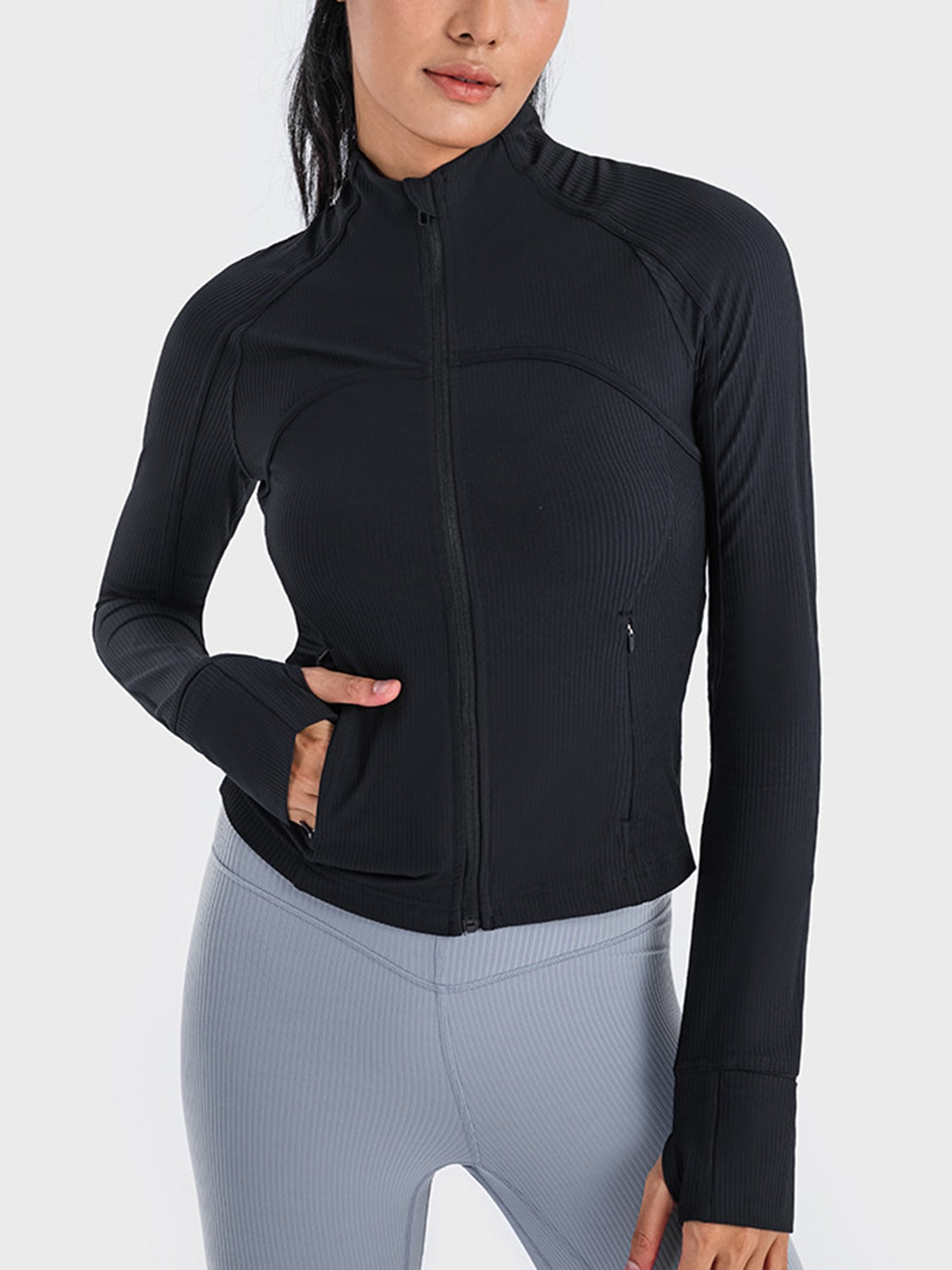 Millennia Zip Up Long Sleeve Sports Jacket