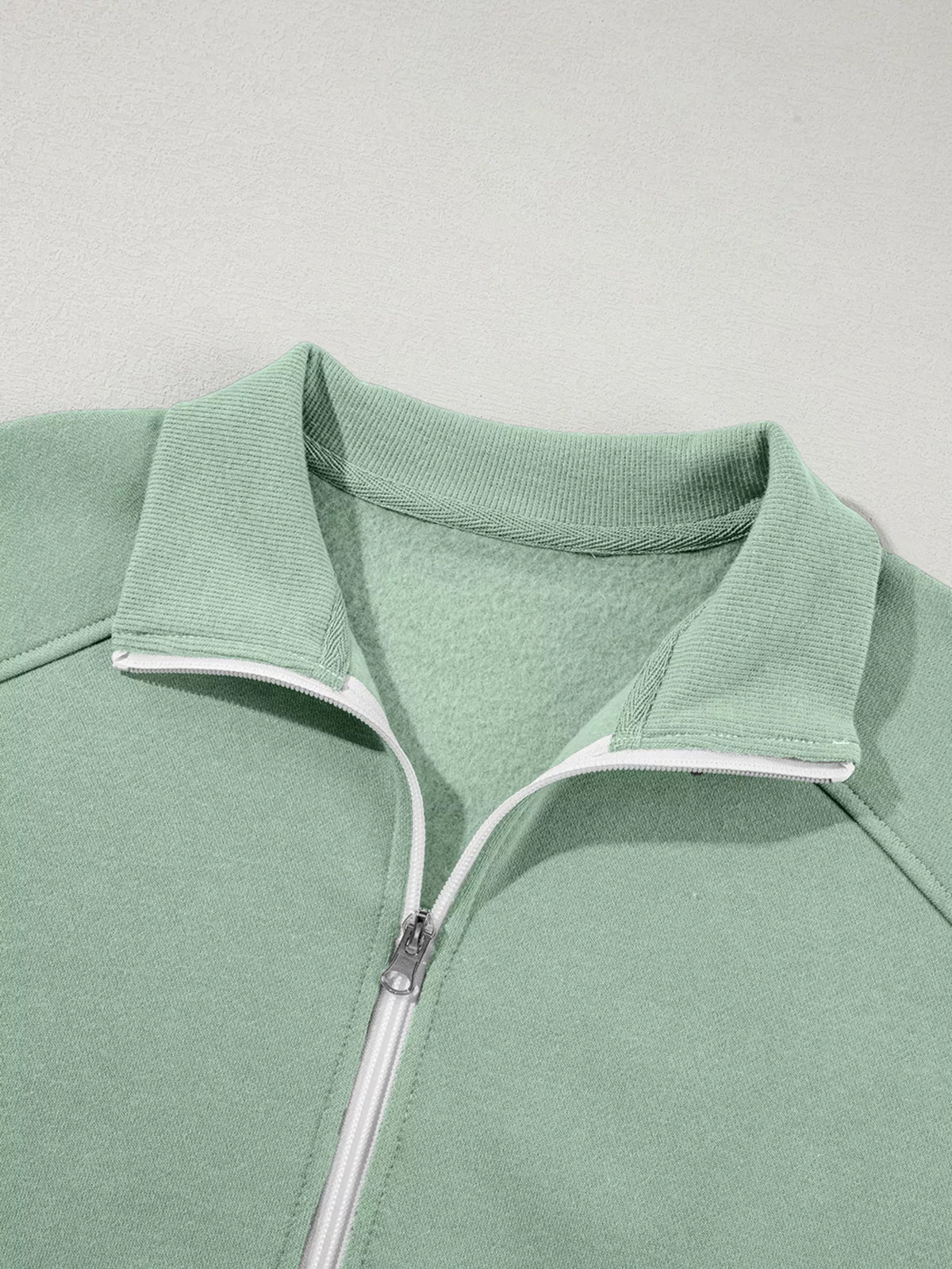 Zip Up Jacket and Pants Active Two-Piece Set