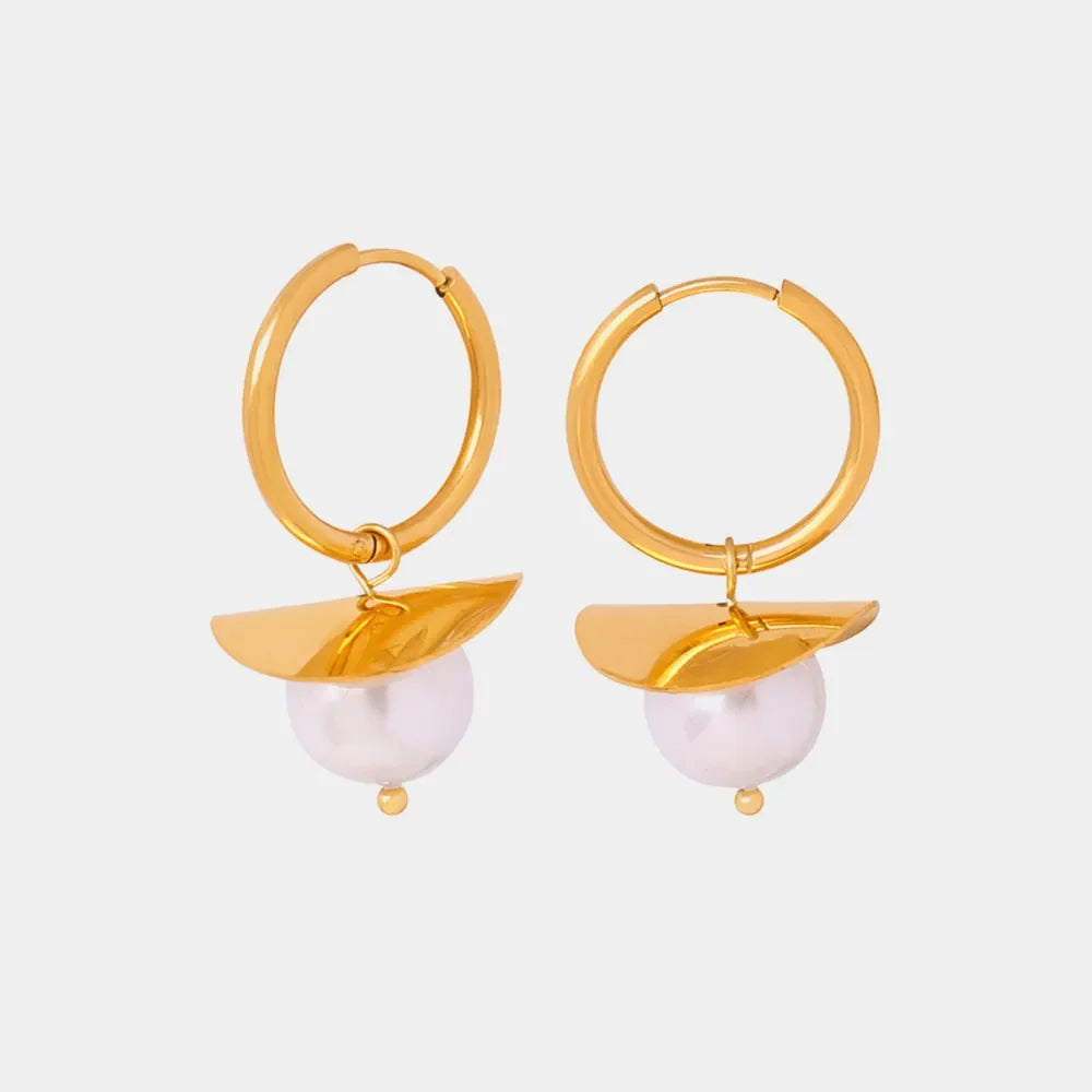 18K Gold-Plated Bead Dangle Earrings – image 1 | Lilixa Trending Jewelry