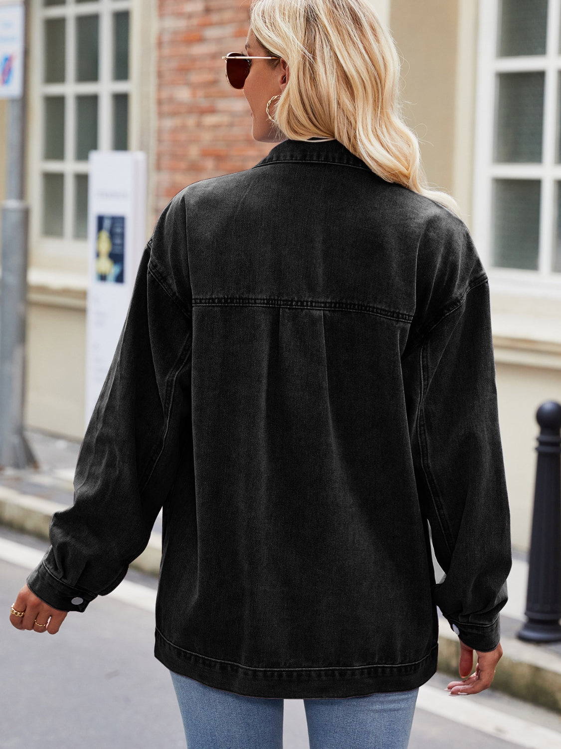 Pocket Button Up Denim Jacket