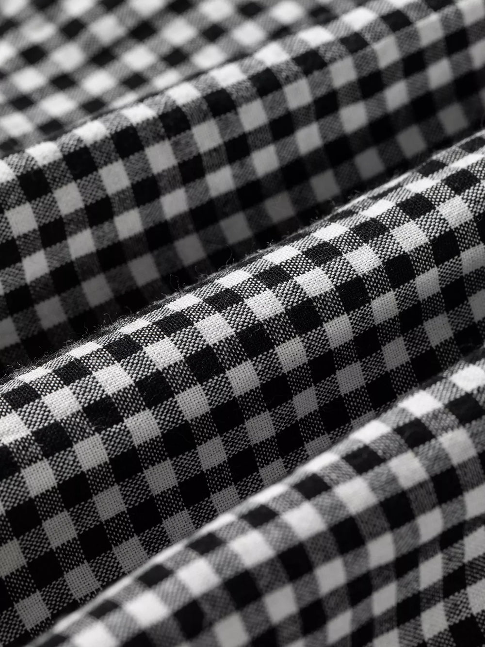 Women's Plaid Shirred Cuff Long Sleeve Blouse