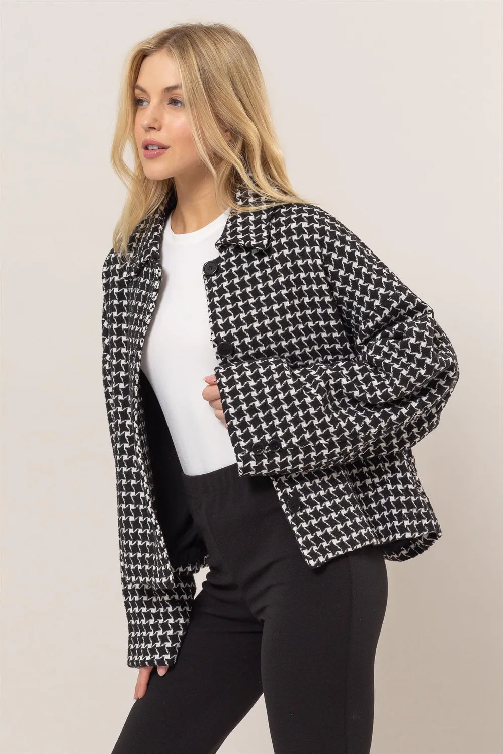 HYFVE Tweed Plaid Jacket