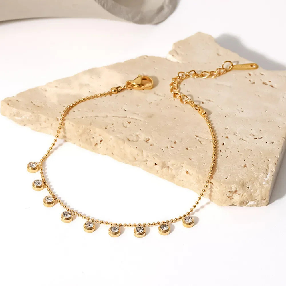 Zircon 18K Gold-Plated Necklace – image 2 | Lilixa Trending Jewelry