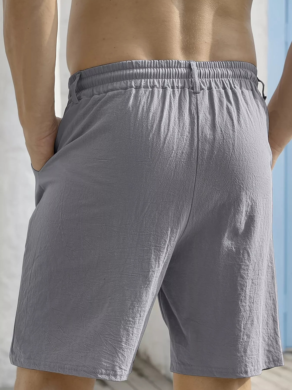Men' Lightweight Drawstring Shorts Plus Size