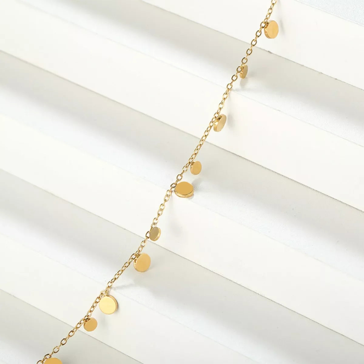 18K Gold-Plated Charm Bracelet for Women