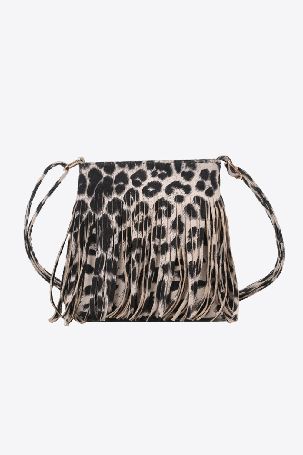 Adored Vegan Leather Crossbody Bag for Women with Fringe