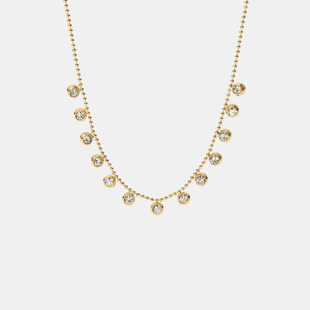 Zircon 18K Gold-Plated Necklace – image 1 | Lilixa Trending Jewelry