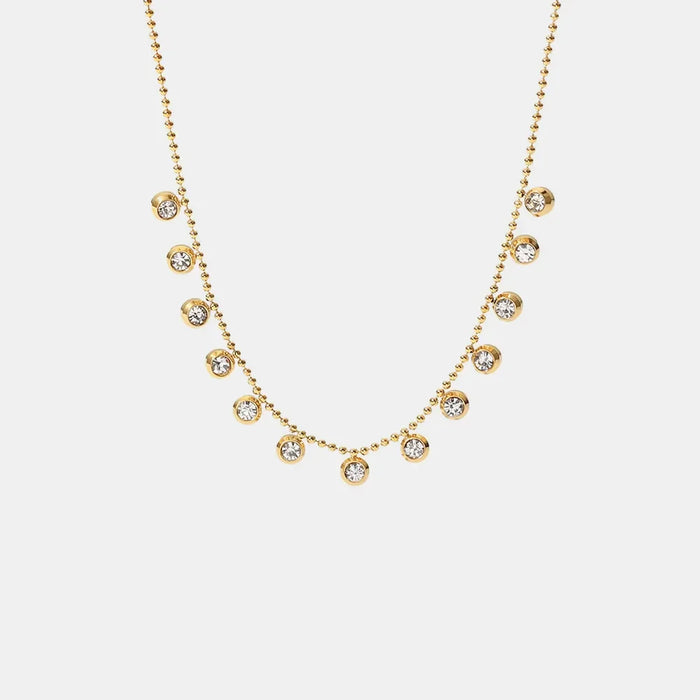 Zircon 18K Gold-Plated Necklace – image 1 | Lilixa Trending Jewelry