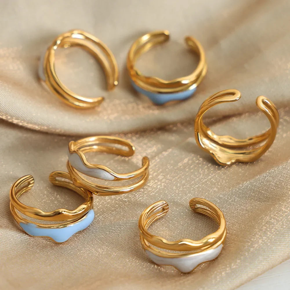 18K Gold-Plated Open Ring – image 3 | Lilixa Trending Jewelry