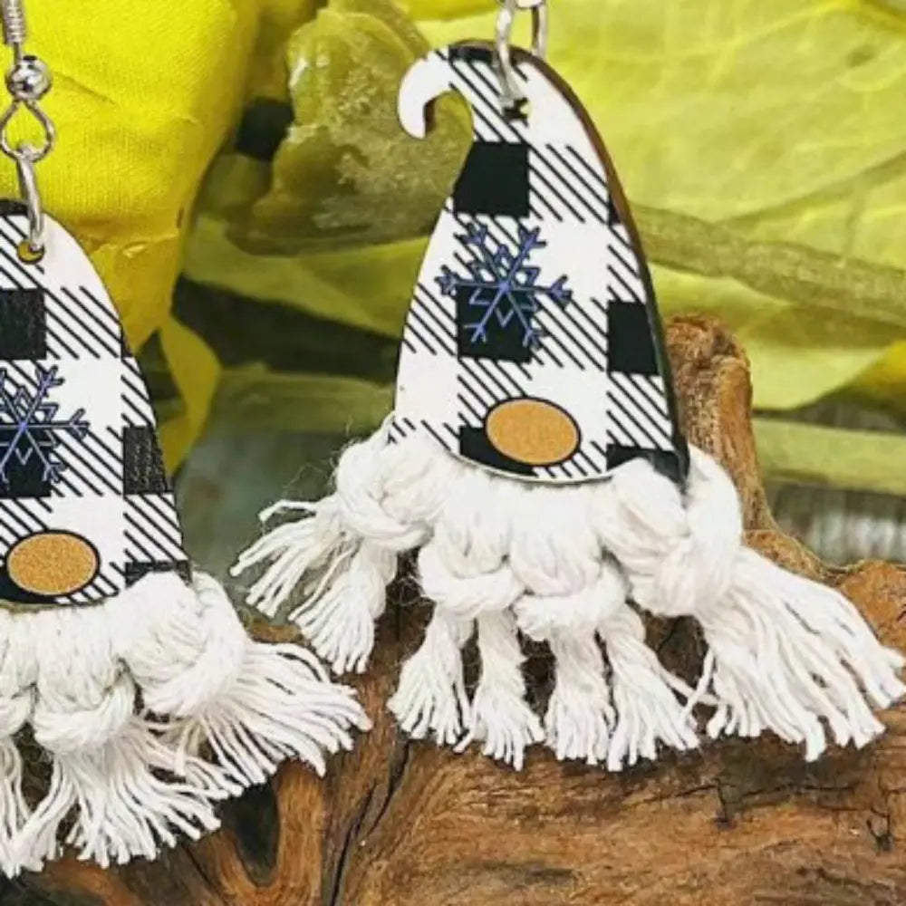 Xylem Pointed Hat Tassel Earrings – image 4 | Lilixa Trending Jewelry