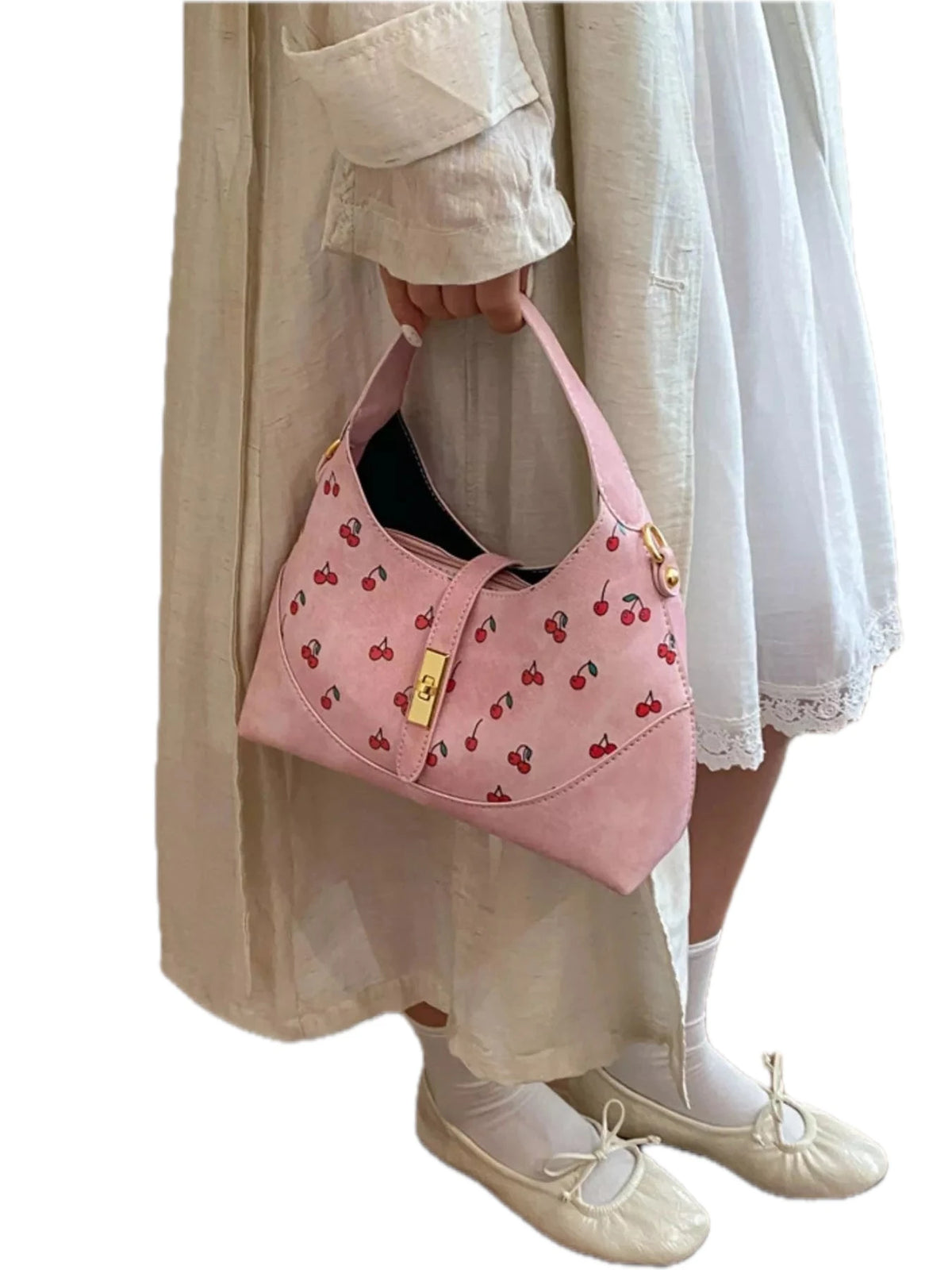 Cherry Print Crossbody Bag