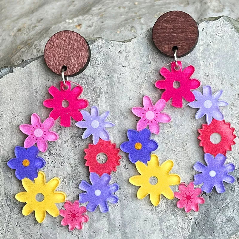 Floral Teardrop Earrings – image 5 | Lilixa Trending Jewelry