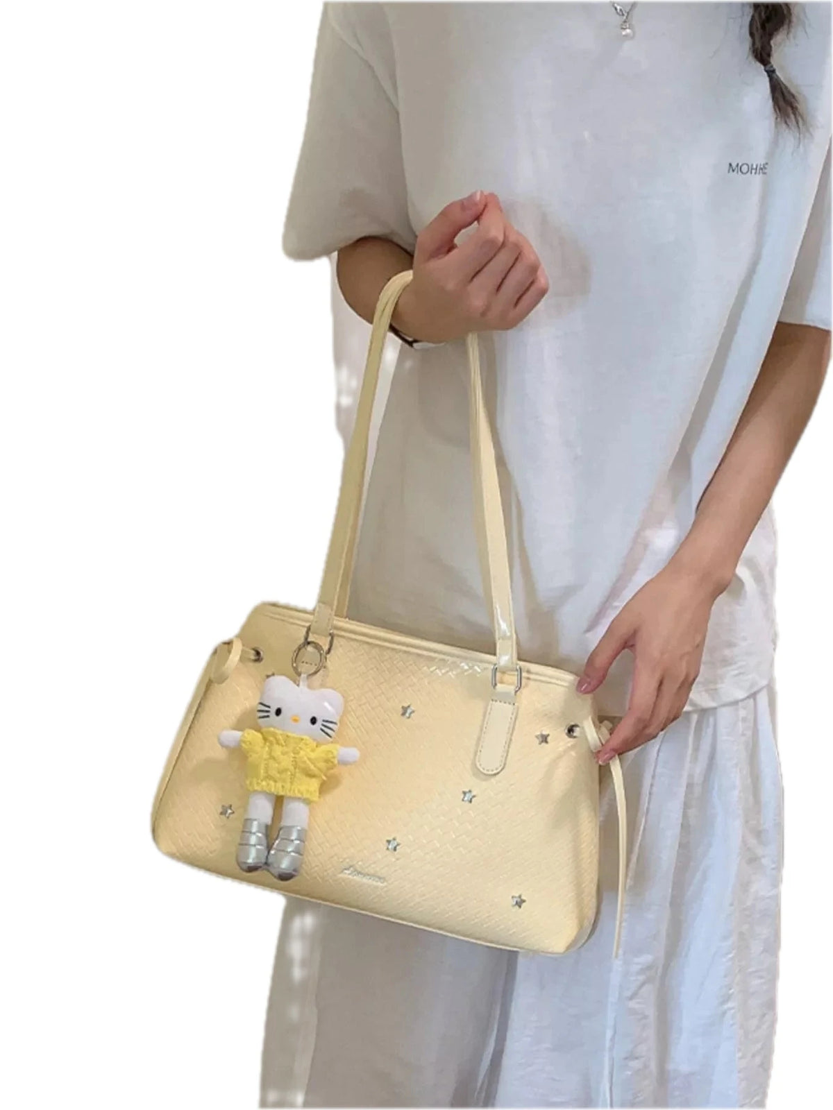 Convertible Vegan Leather Tote Bag