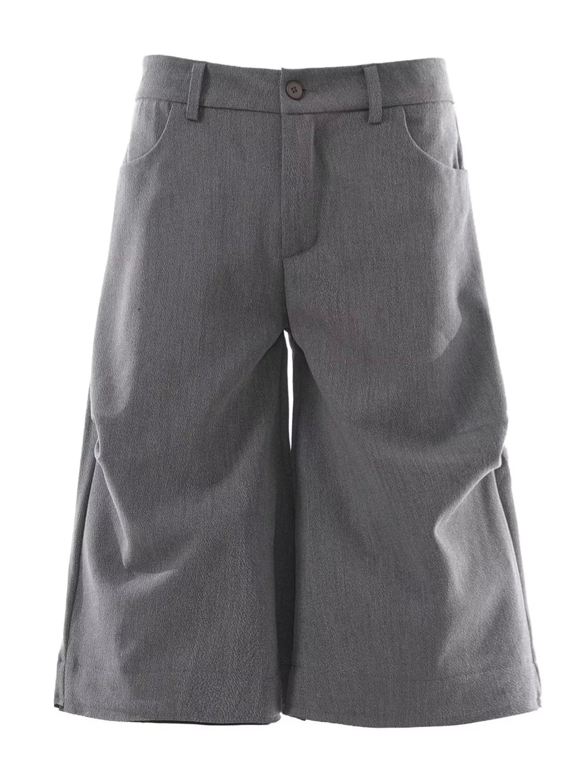 Men's Front Pockets Wide Leg Capris
