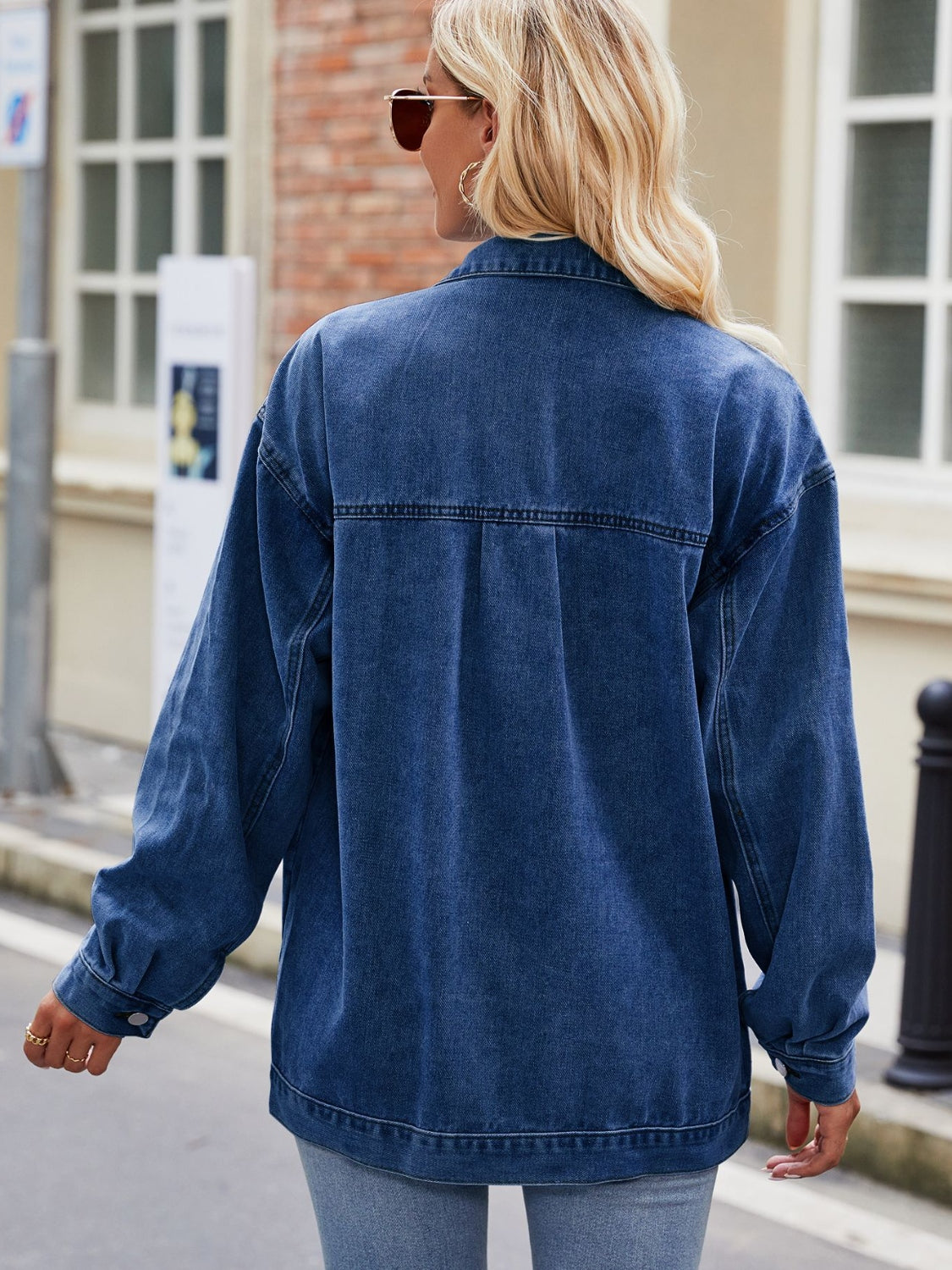 Pocket Button Up Denim Jacket
