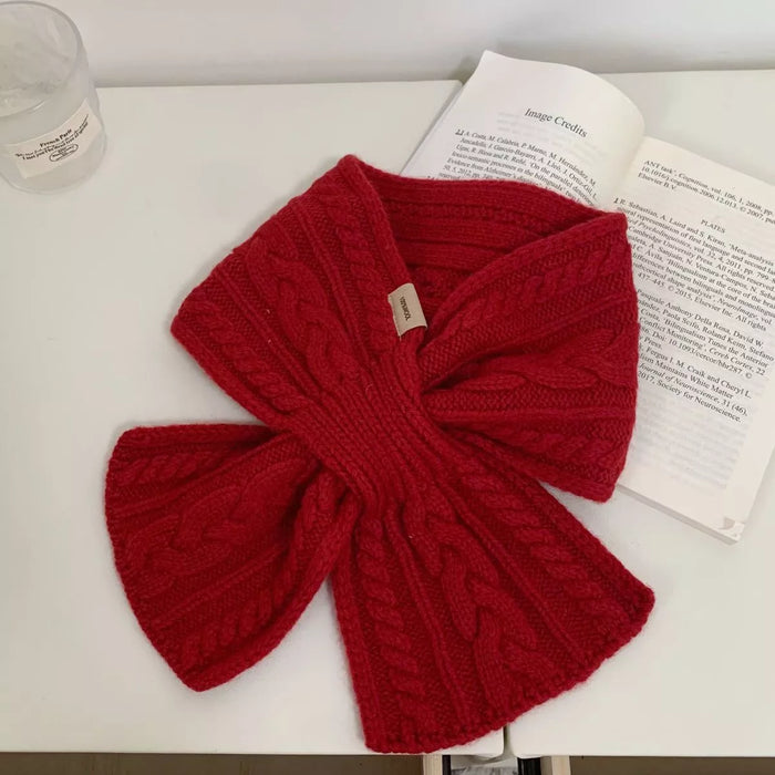 Cozy Cable Knit Scarf for Women