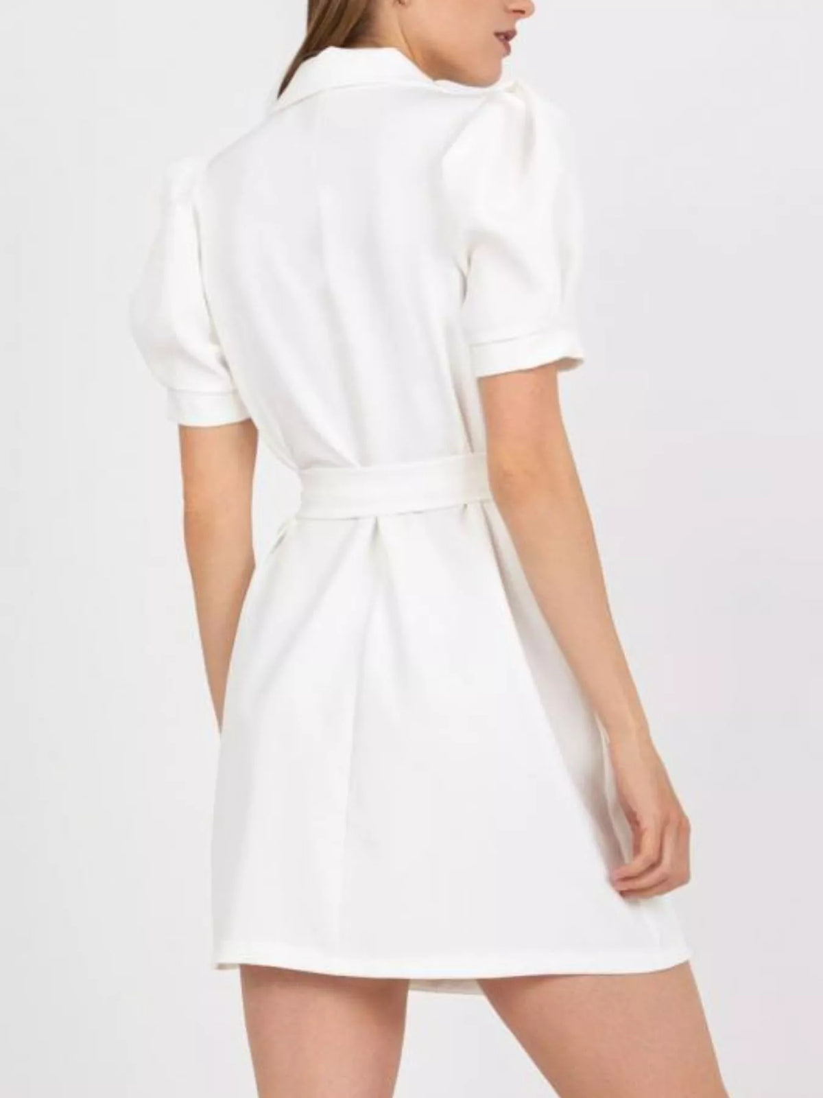 Blazer Tie Waist Mini Dress
