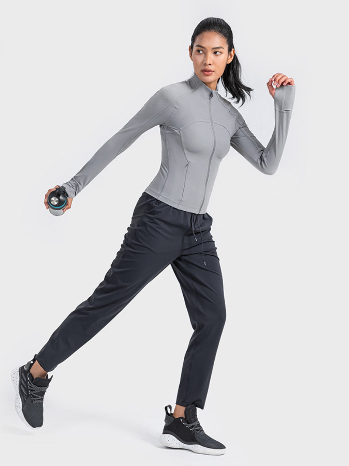 Millennia Zip Up Long Sleeve Sports Jacket